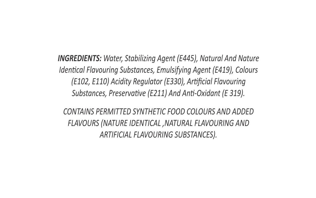 Puramio (Emulsion) Mango Flavour With Colour   Plastic Bottle  30 millilitre